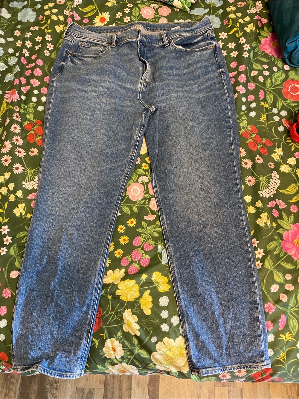 Old Navy Blue Boyfriend Jeans